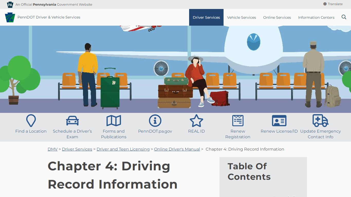 Chapter 4: Driving Record Information - PennDOT Driver & Vehicle Services
